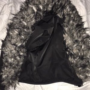 Super cute black full length coat!!